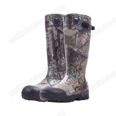 Cizme de vânătoare din cauciuc de camuflaj